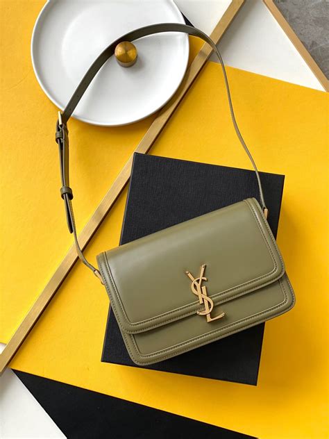 ysl light green bag|YSL quilted shoulder bag.